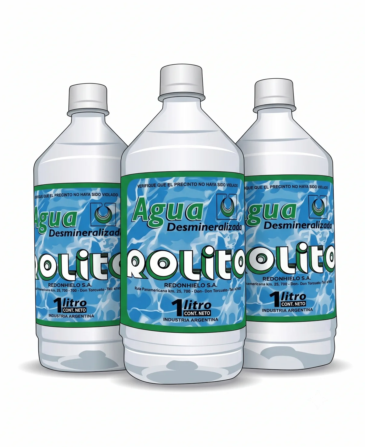 Agua desmineralizada Rolito 1 litro