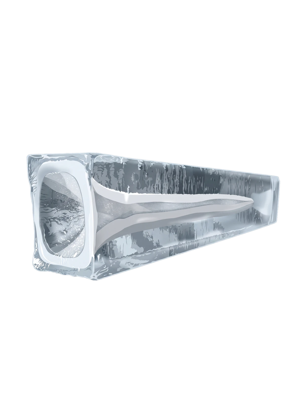 Barra de hielo industrial Rolito