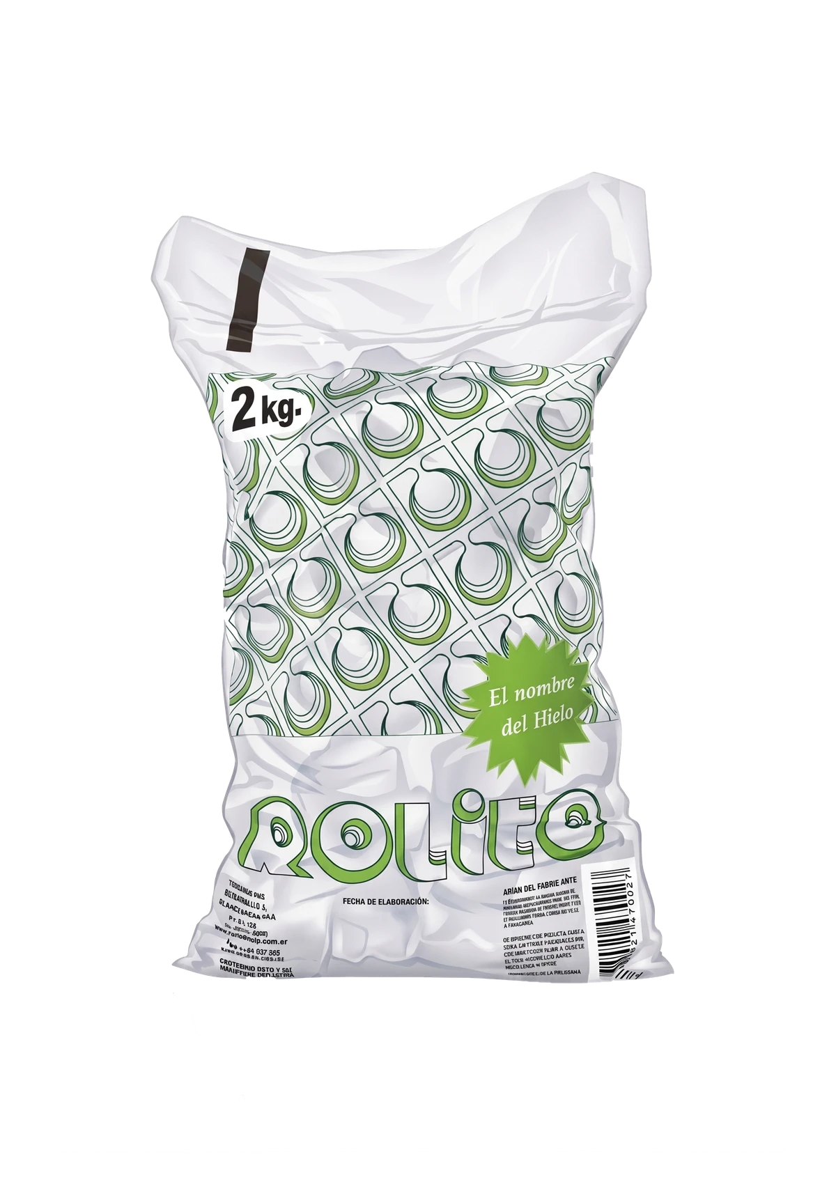 Bolsa de hielo Rolito 2kg